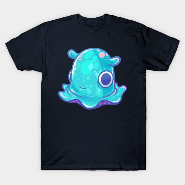 Cute Turquoise Dumbo Octopus T-Shirt by Claire Lin